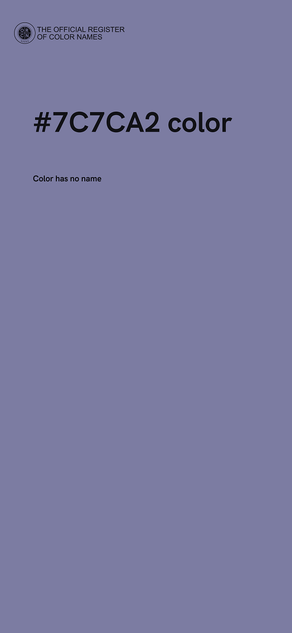 #7C7CA2 color image