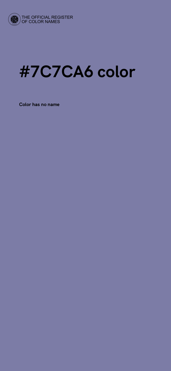 #7C7CA6 color image