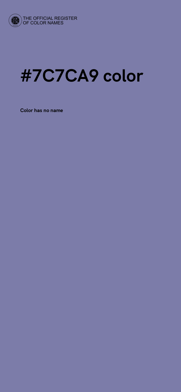 #7C7CA9 color image
