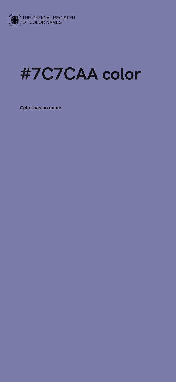 #7C7CAA color image