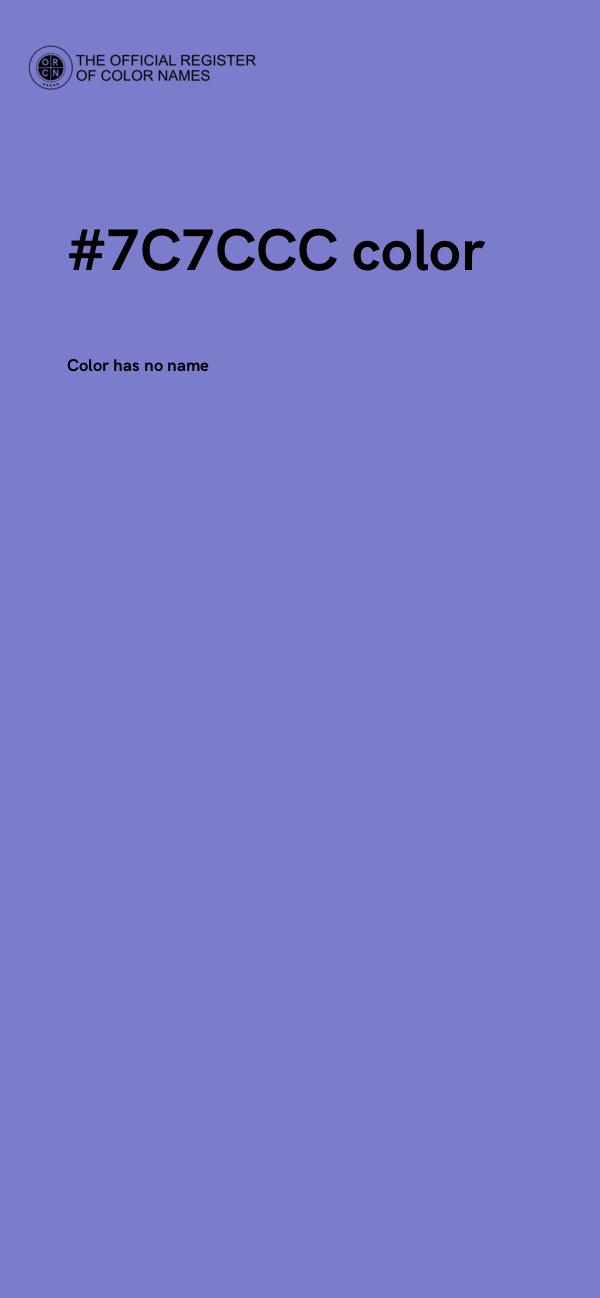 #7C7CCC color image