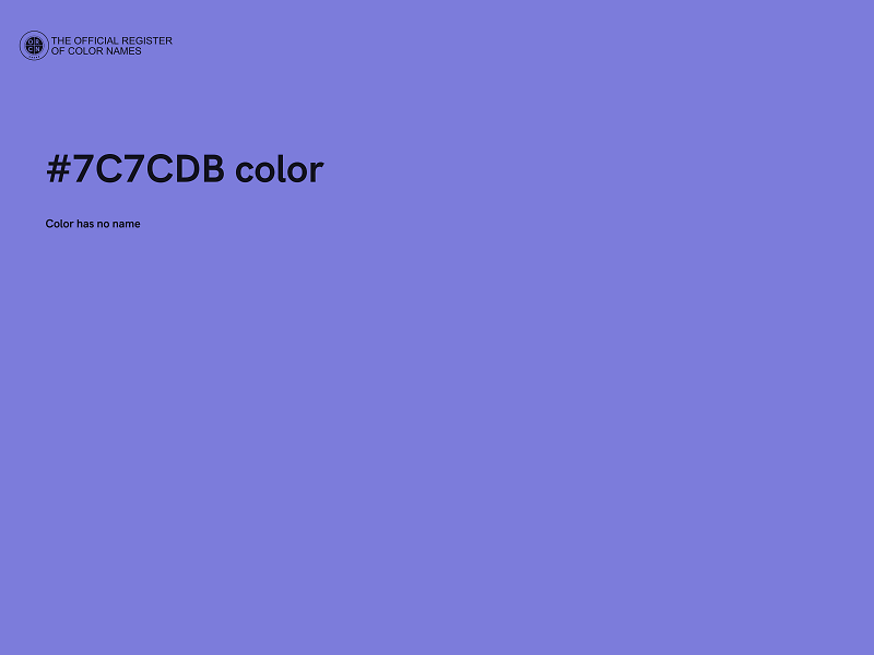 #7C7CDB color image