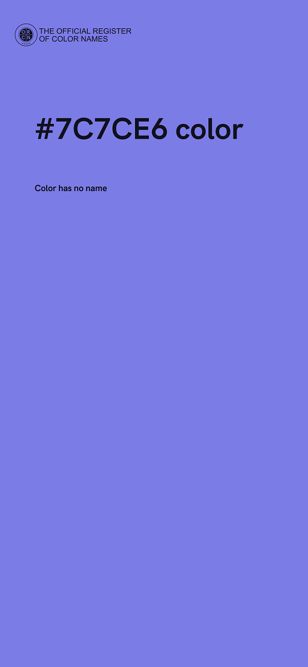 #7C7CE6 color image