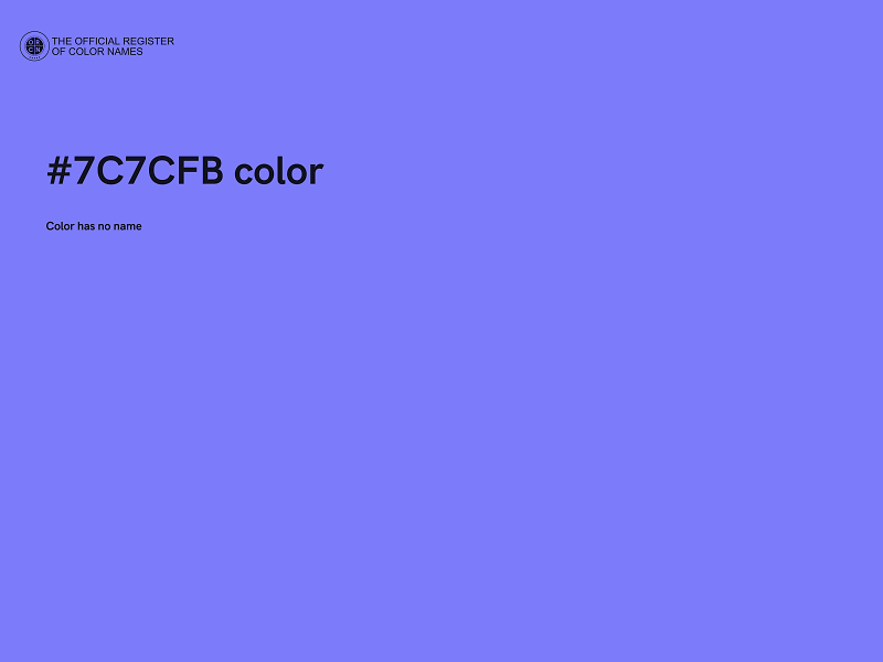 #7C7CFB color image