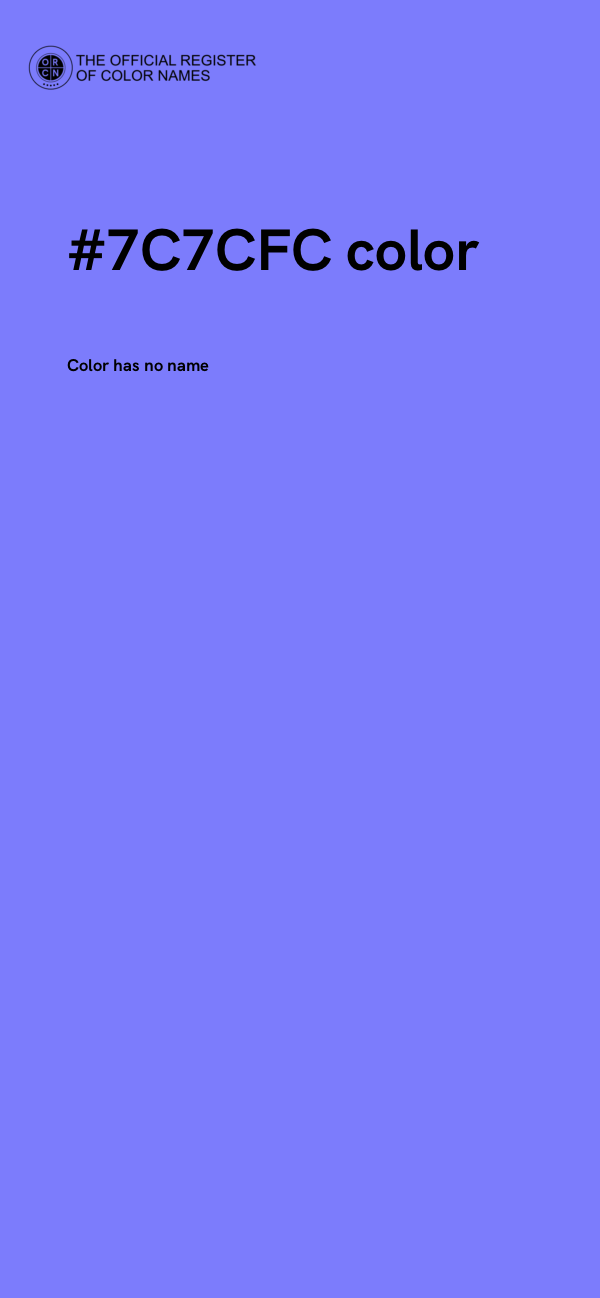 #7C7CFC color image