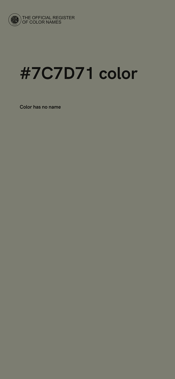 #7C7D71 color image