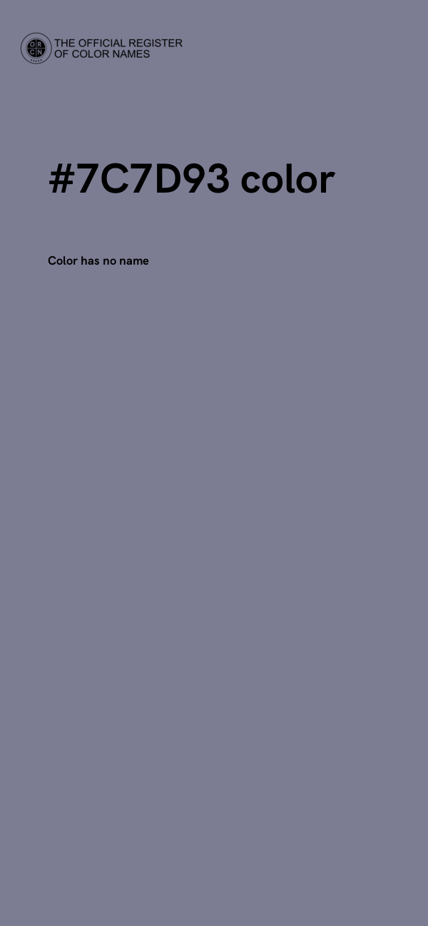 #7C7D93 color image