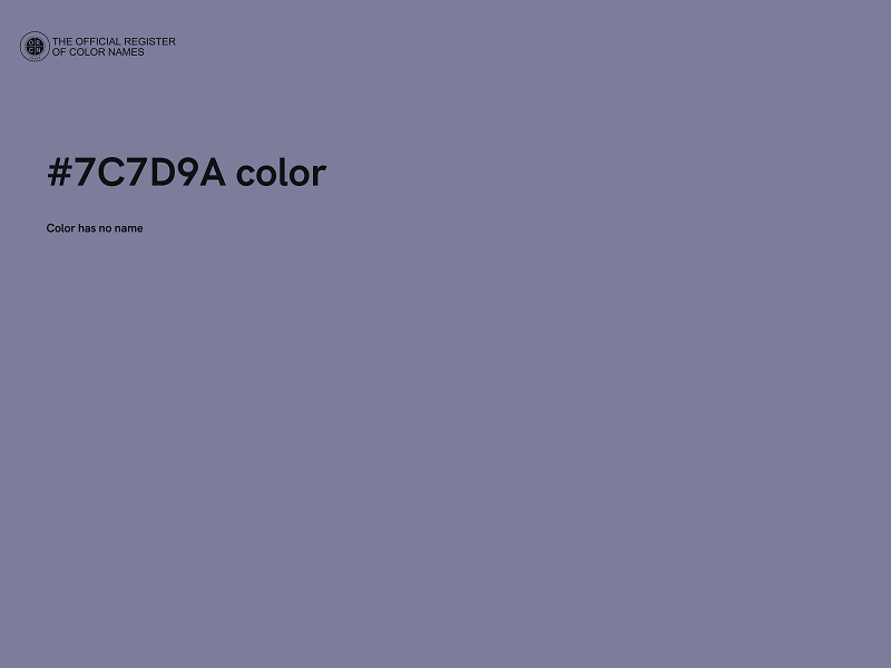 #7C7D9A color image