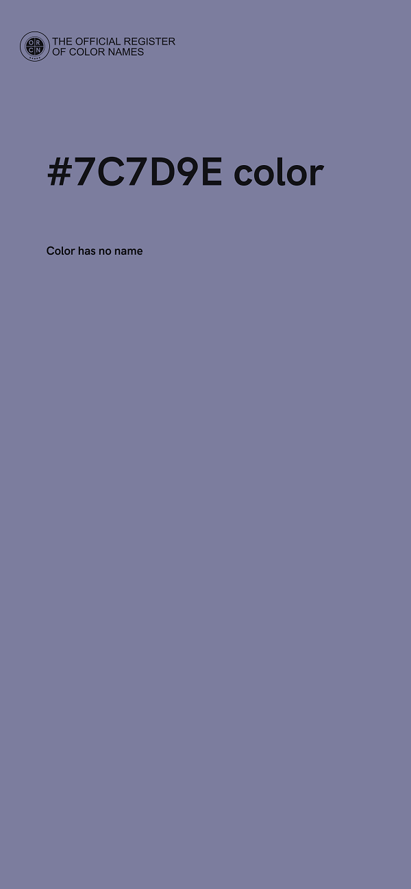 #7C7D9E color image