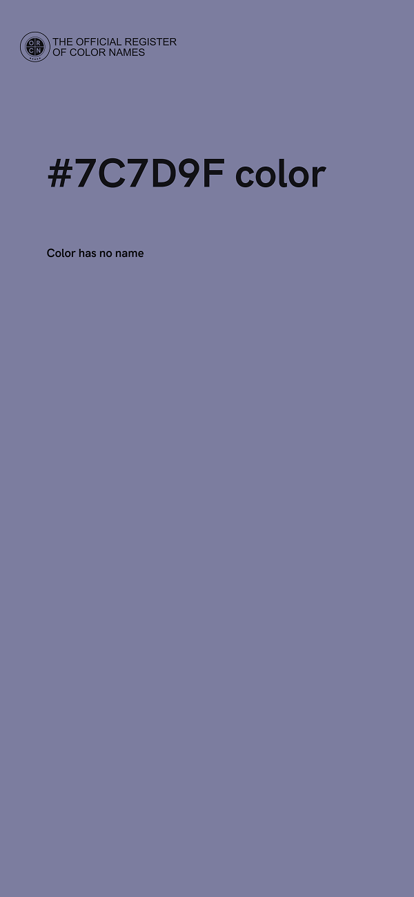 #7C7D9F color image