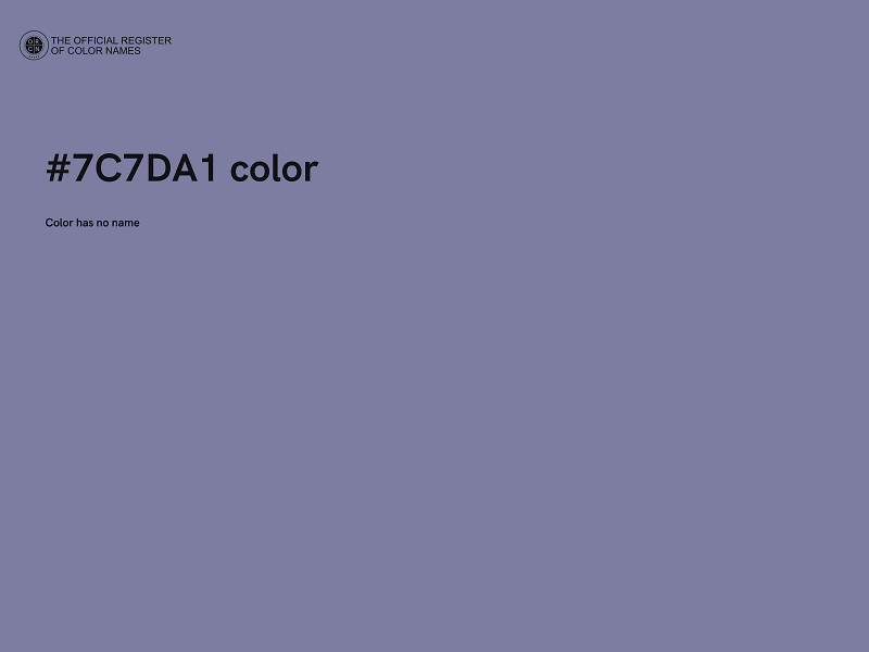 #7C7DA1 color image