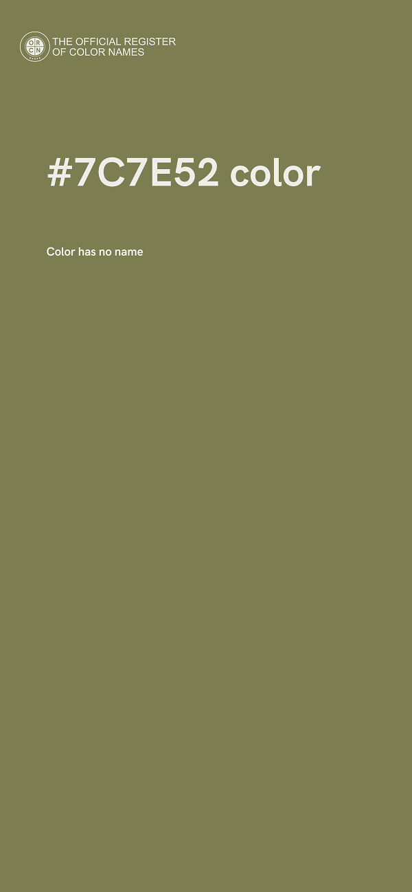 #7C7E52 color image