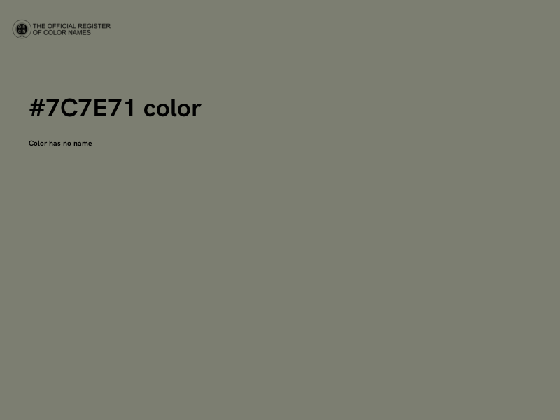 #7C7E71 color image
