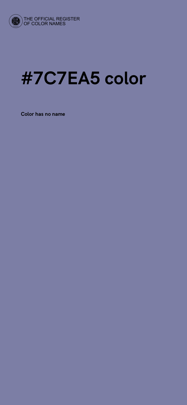 #7C7EA5 color image