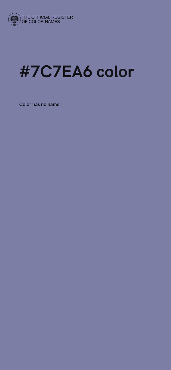 #7C7EA6 color image