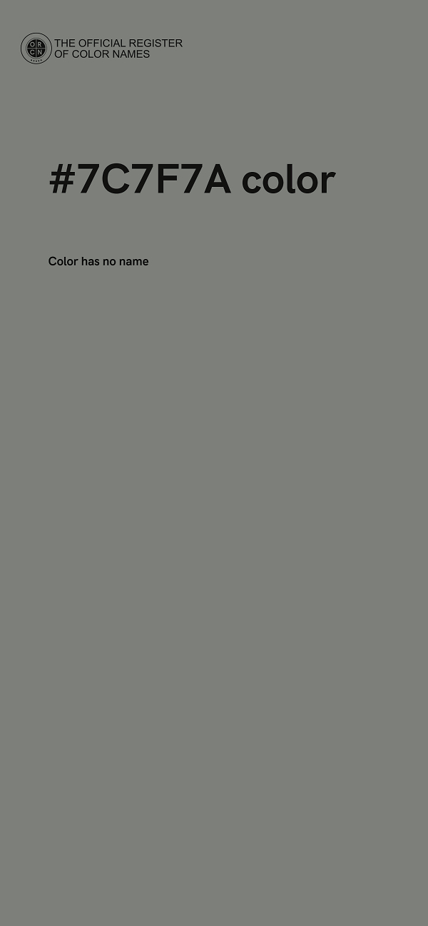 #7C7F7A color image