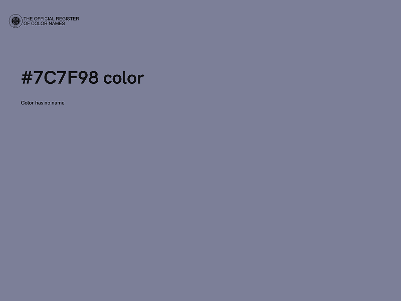 #7C7F98 color image