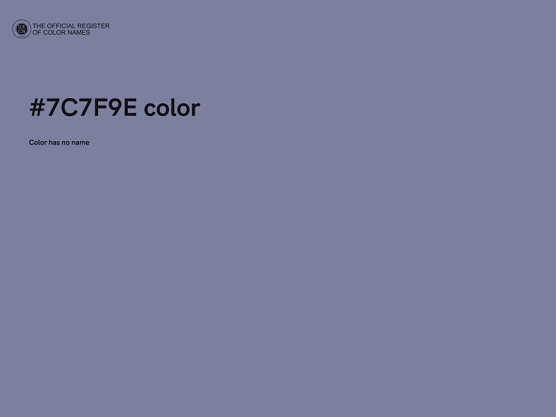 #7C7F9E color image