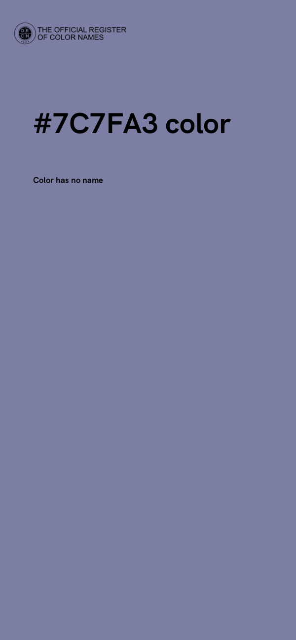 #7C7FA3 color image