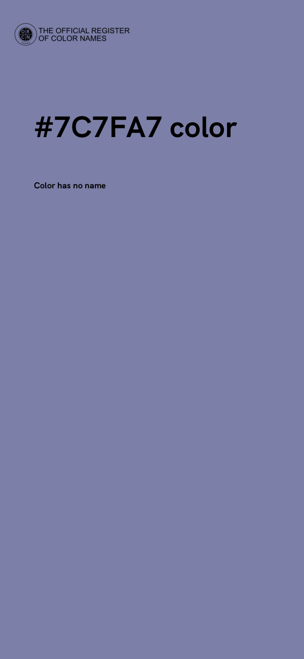 #7C7FA7 color image