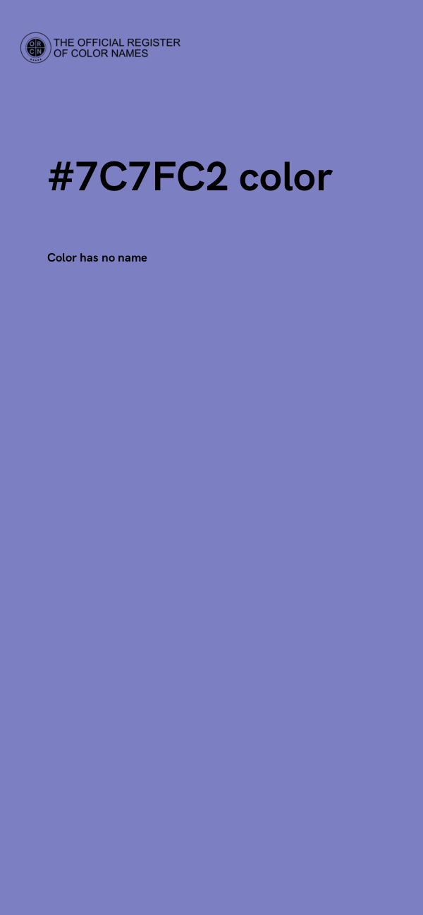 #7C7FC2 color image