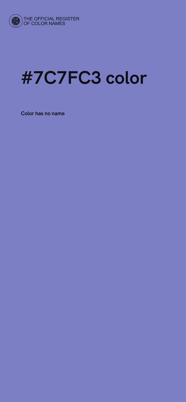 #7C7FC3 color image