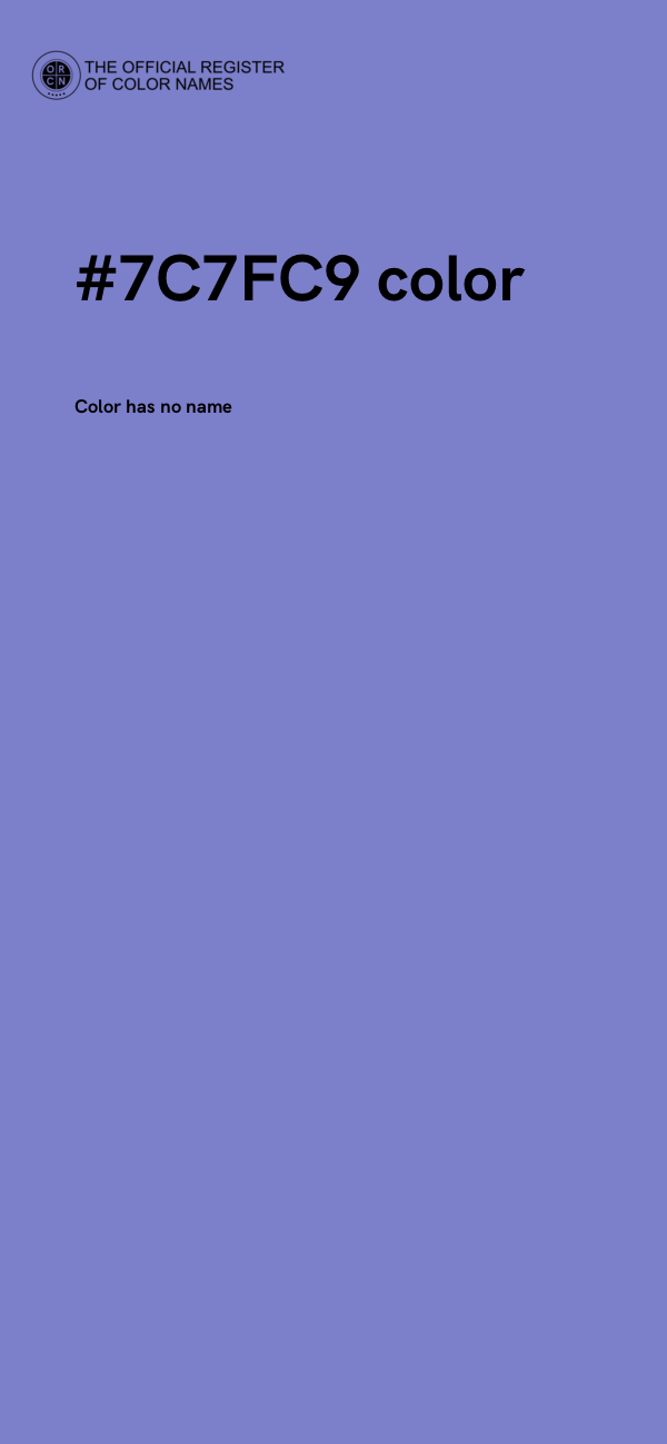 #7C7FC9 color image