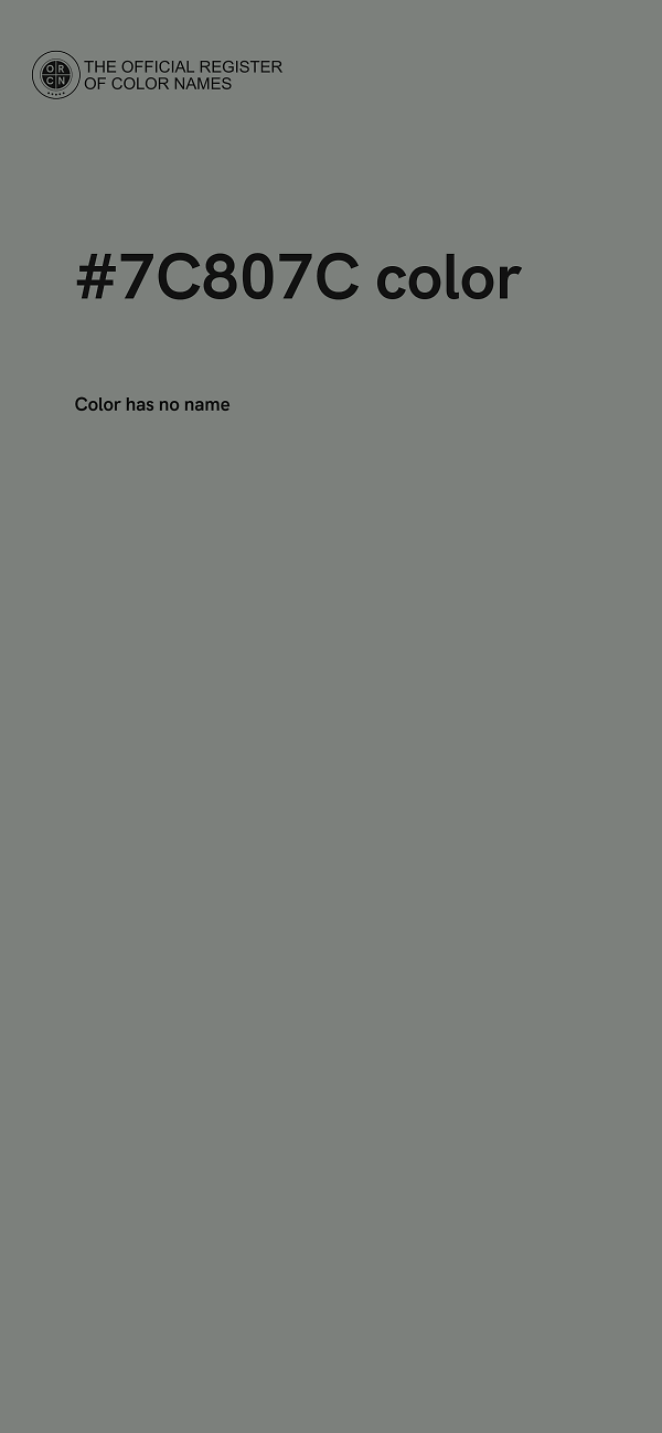 #7C807C color image