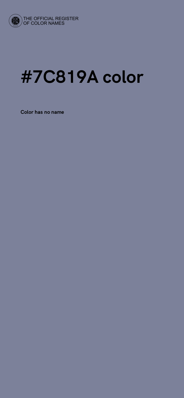#7C819A color image