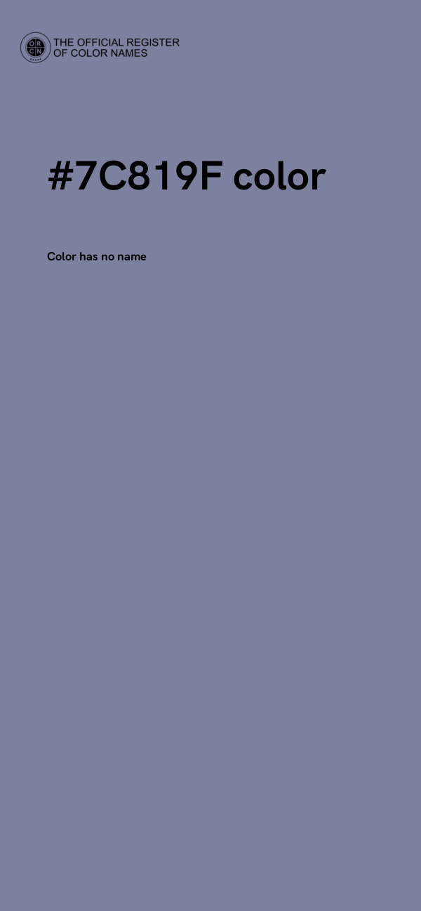 #7C819F color image