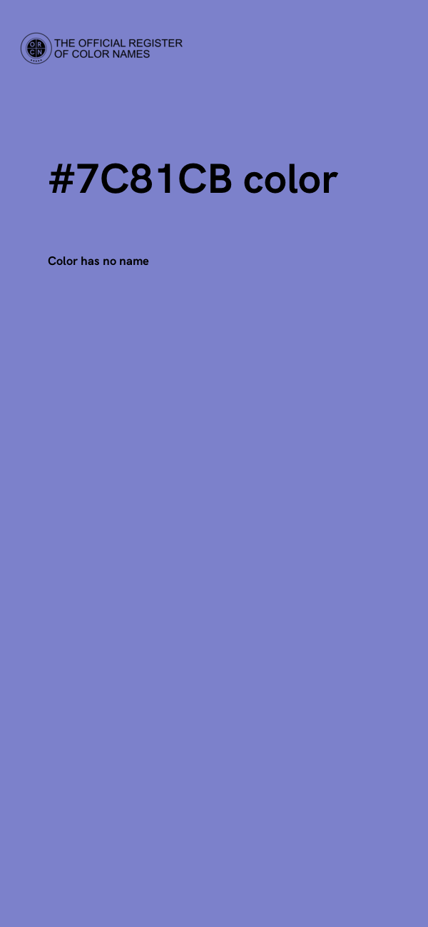 #7C81CB color image