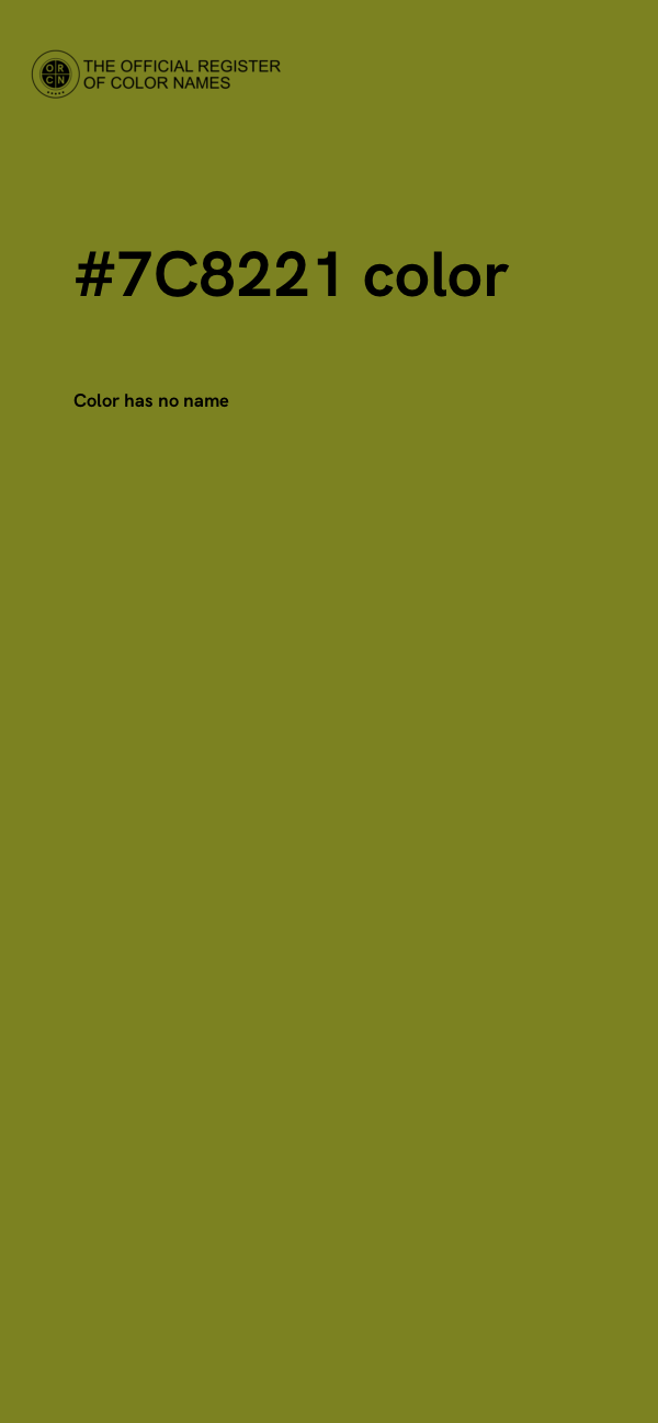 #7C8221 color image