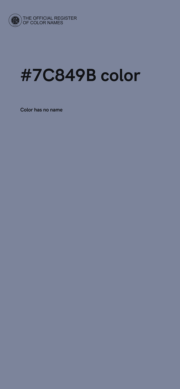 #7C849B color image