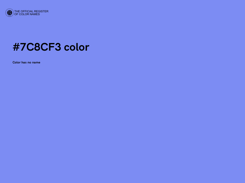 #7C8CF3 color image