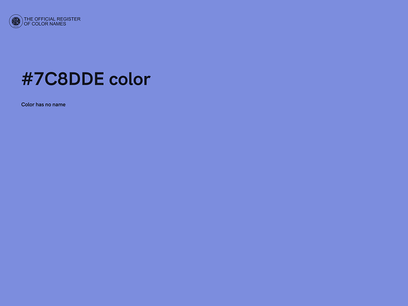 #7C8DDE color image