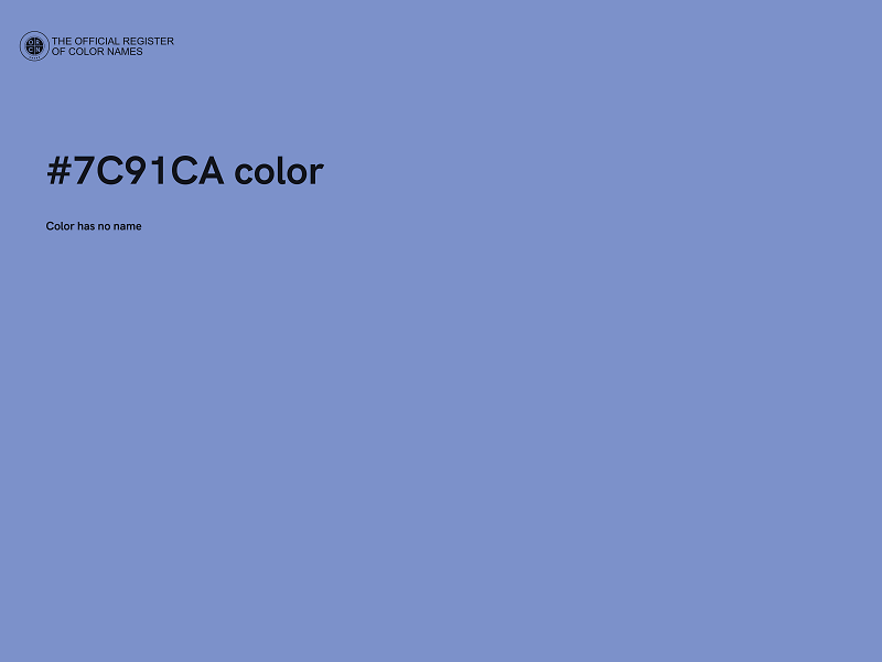 #7C91CA color image