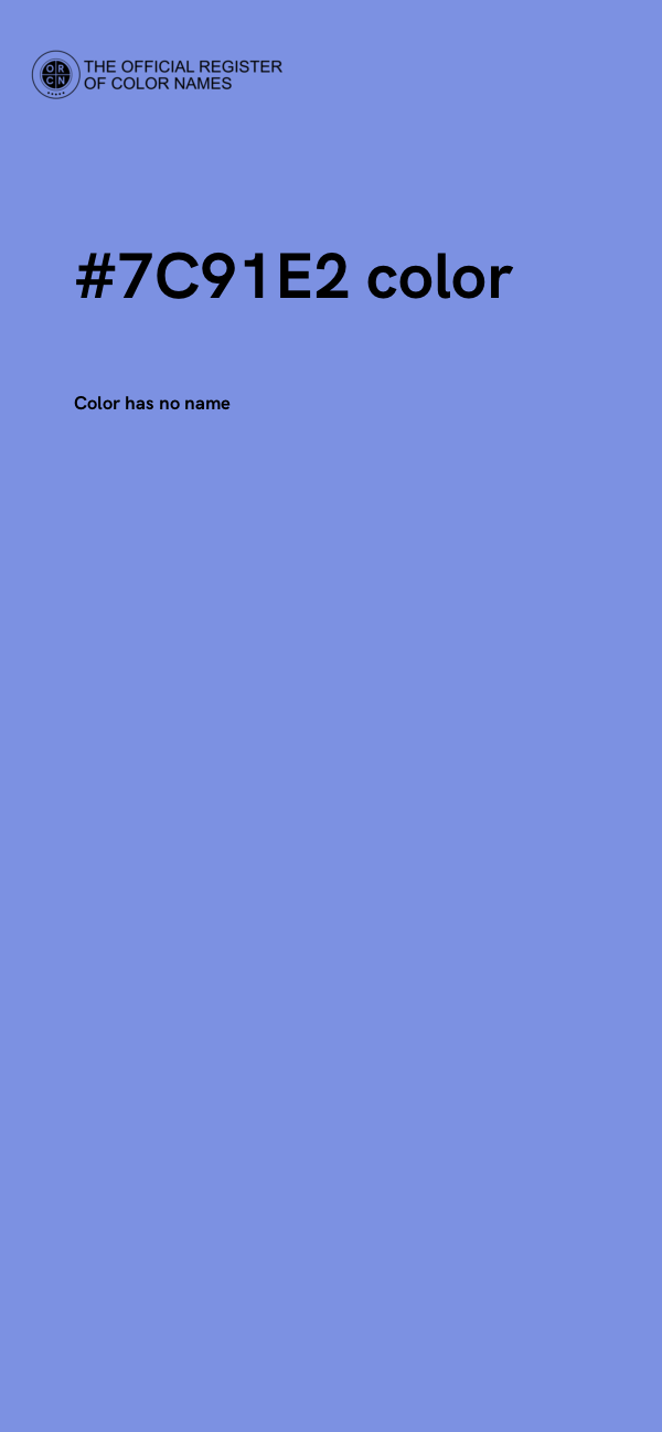 #7C91E2 color image