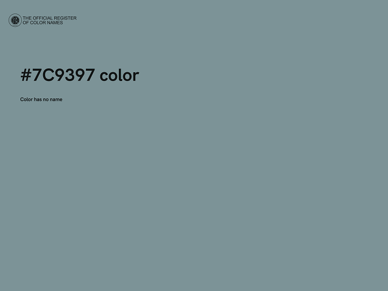 #7C9397 color image