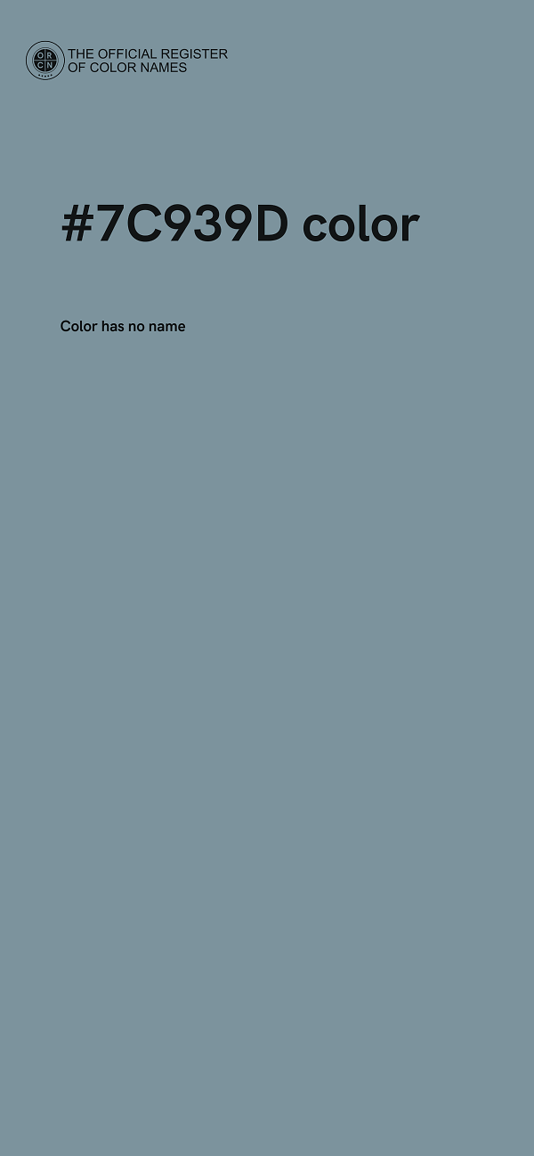 #7C939D color image