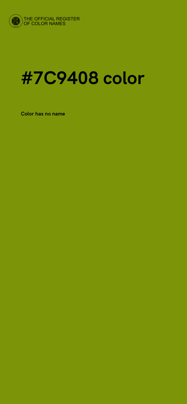 #7C9408 color image