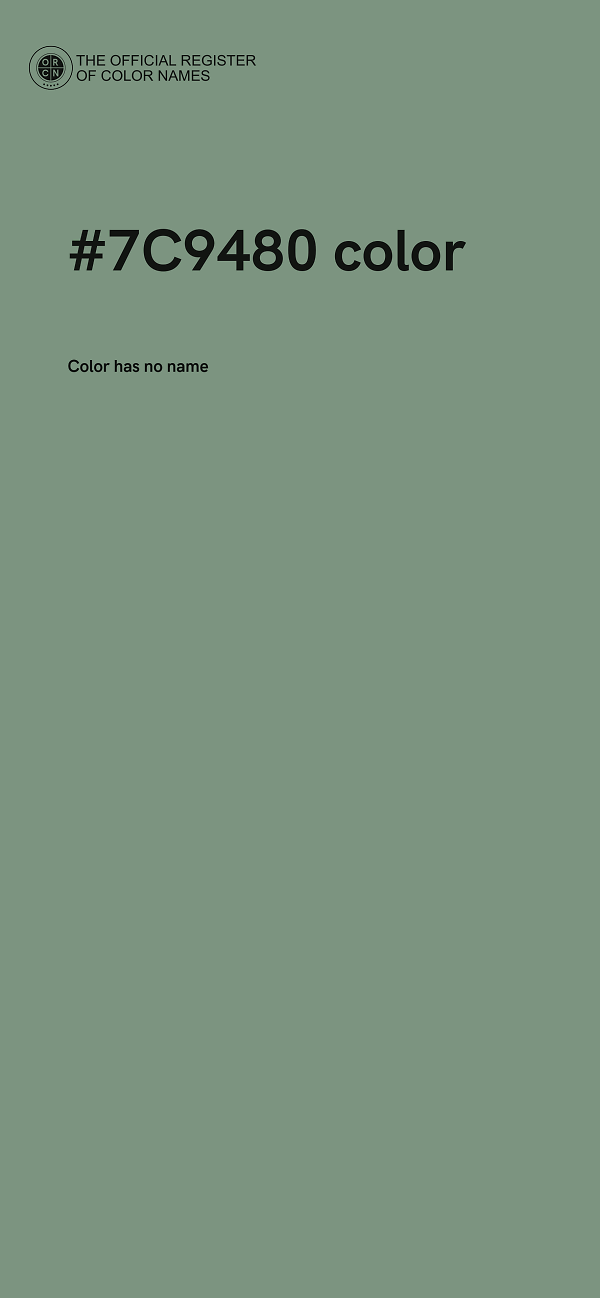 #7C9480 color image