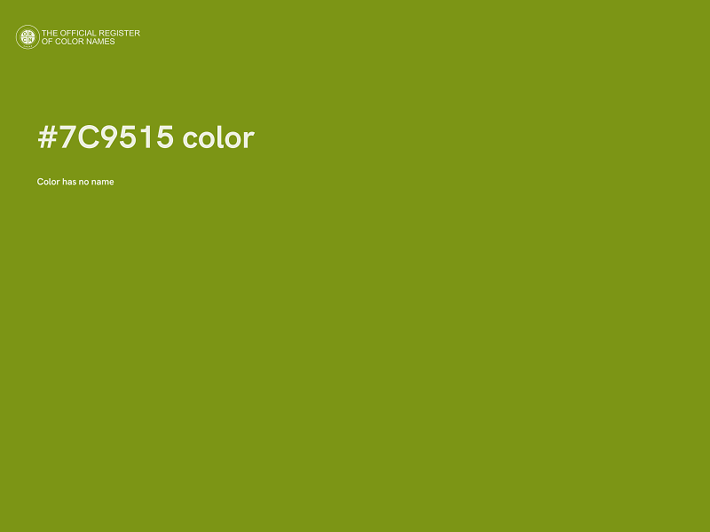 #7C9515 color image