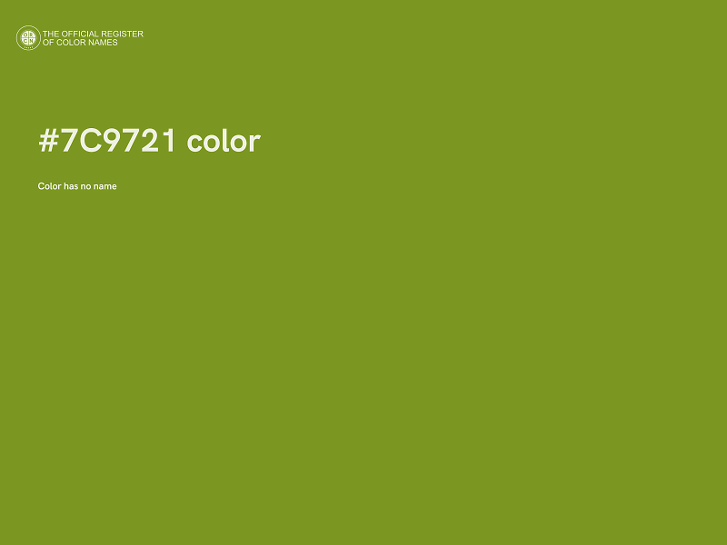 #7C9721 color image