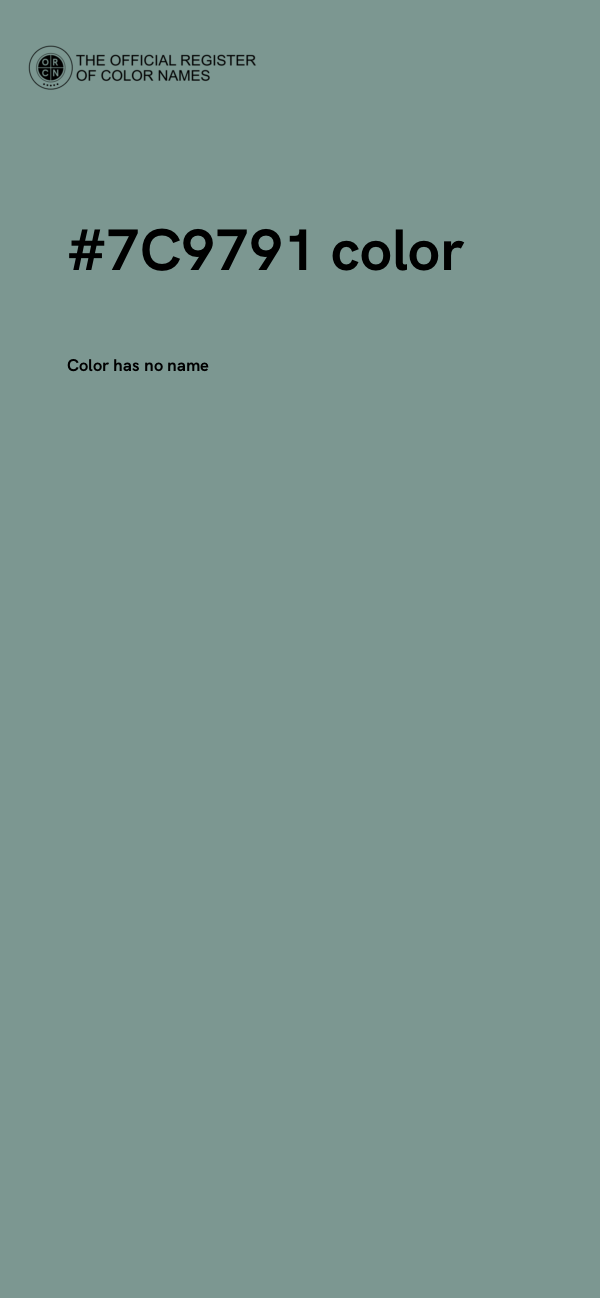 #7C9791 color image