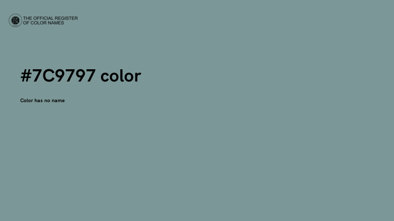 #7C9797 color image