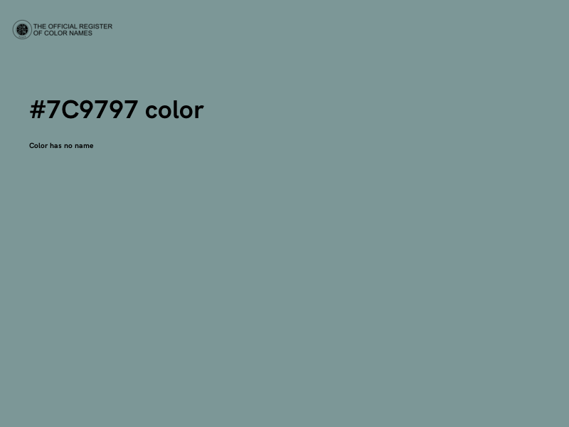 #7C9797 color image