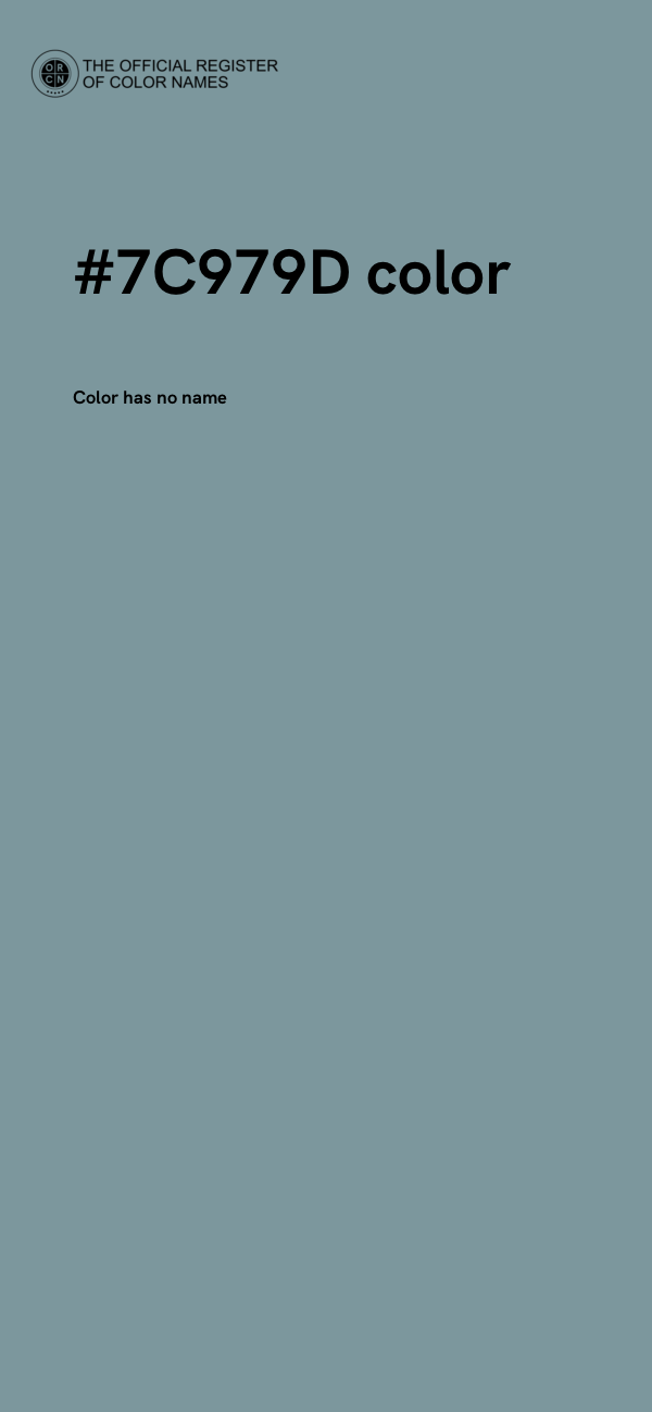 #7C979D color image