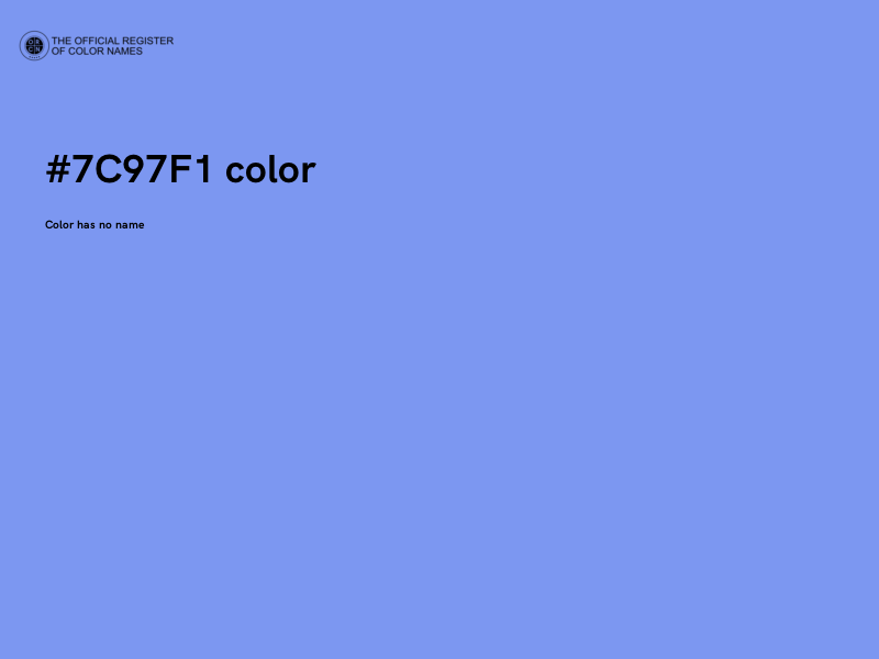 #7C97F1 color image