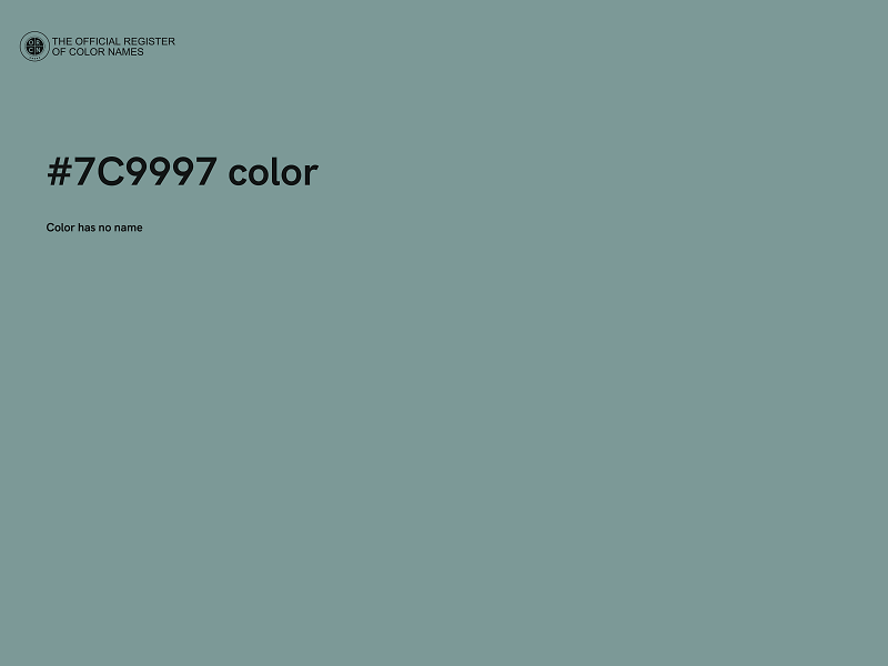 #7C9997 color image