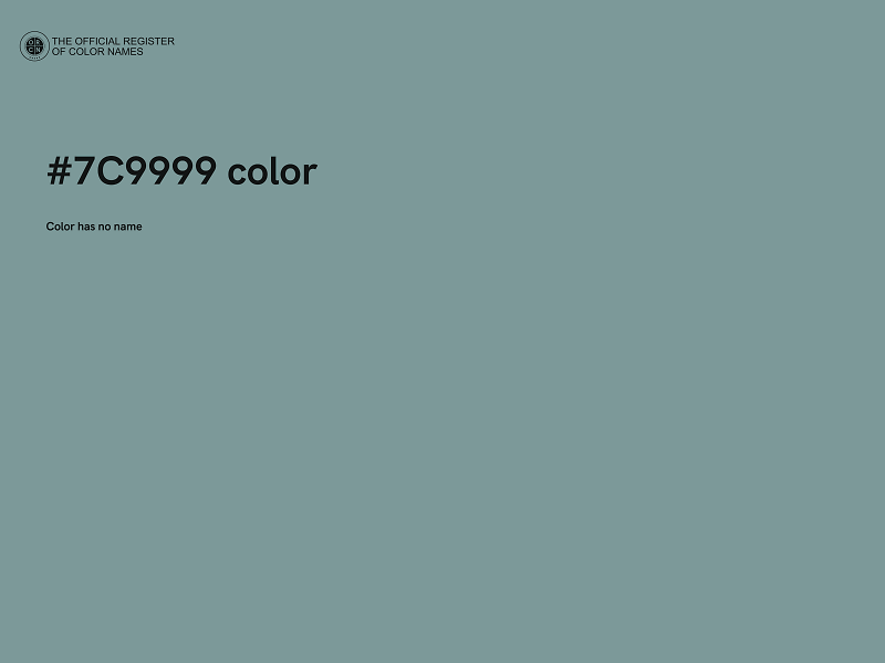 #7C9999 color image